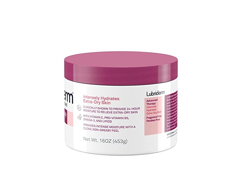 Lubriderm Advanced Therapy Moisturizing Cream, Fragrance-Free, 16 oz/453 g