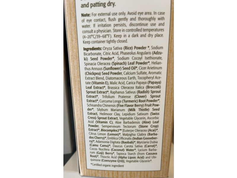 Eminence Organic Skincare Stone Crop Oxygenating Fizzofoliant, 4.2 oz/120 g