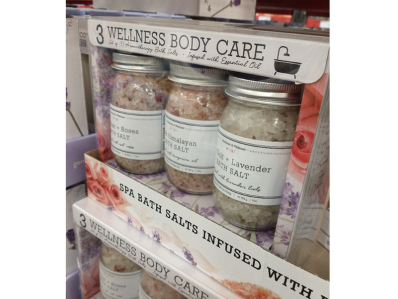 Home & Body 3 Wellness Body Salt Body Care, 16 oz/453 g