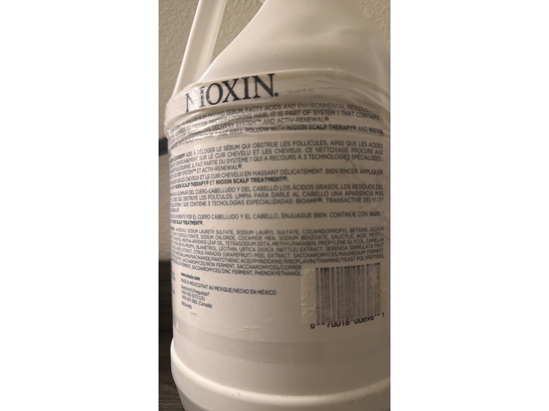 Nioxin Cleansing Shampoo, 3.78 L