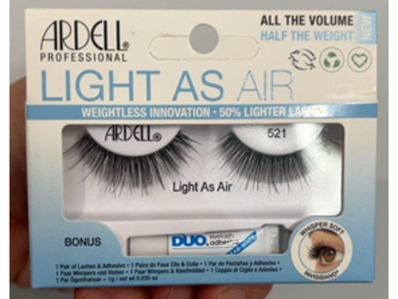 Ardell Eyelash Adhesive Duo, Light As Air, 0.035 oz/1 g, 1 Pair