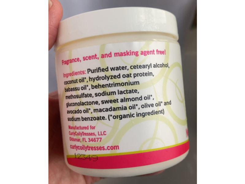 Curly Coily Tresses Nourish Treatment, 8 fl oz/236.5 mL