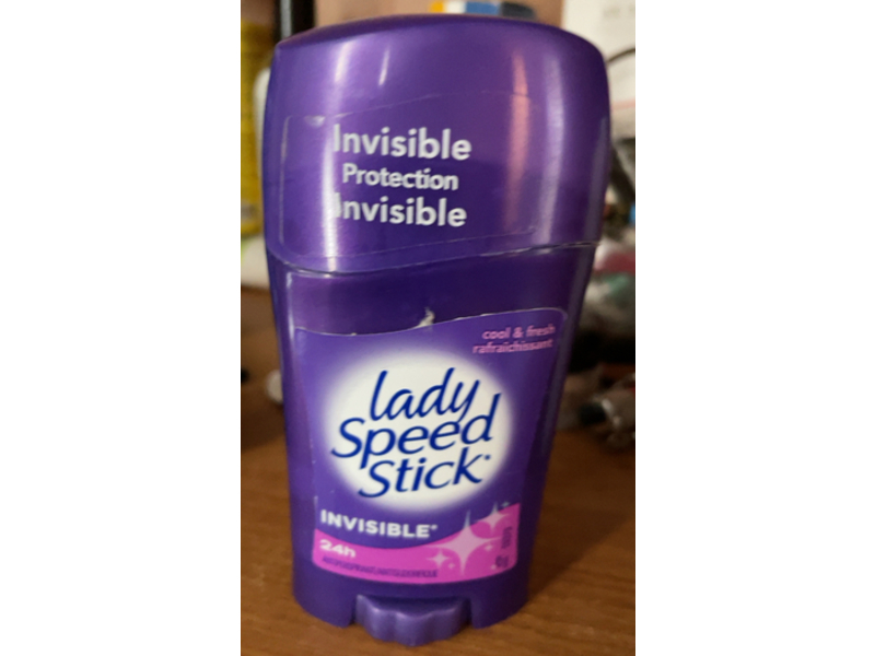 Lady Speed Stick Invisible Antiperspirant, Cool & Fresh, 45 g