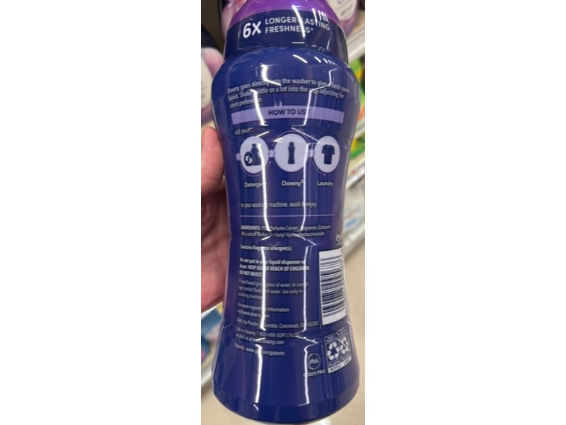 Downy Laundry Scent Booster, Calm, 12.2 oz/345 g