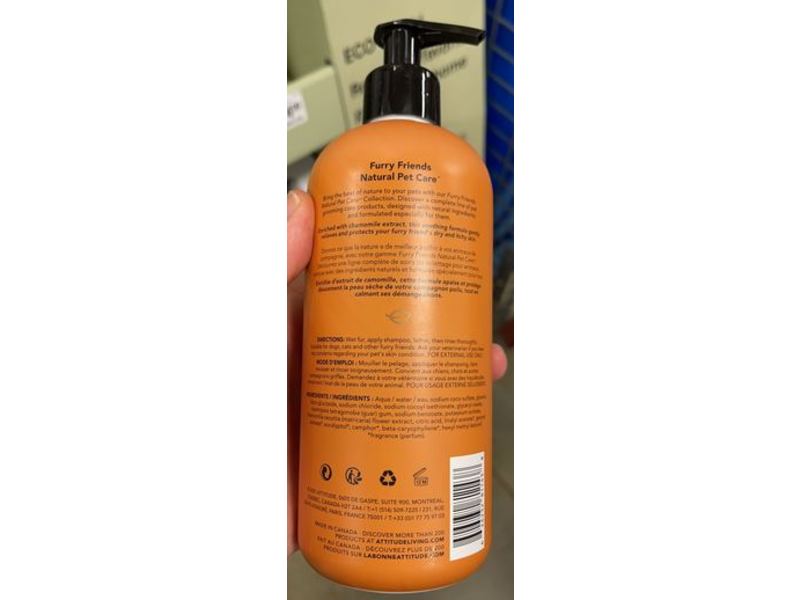 Attitude Natural Care Itch Soothing Shampoo, Lavender, 16 fl oz/473 mL
