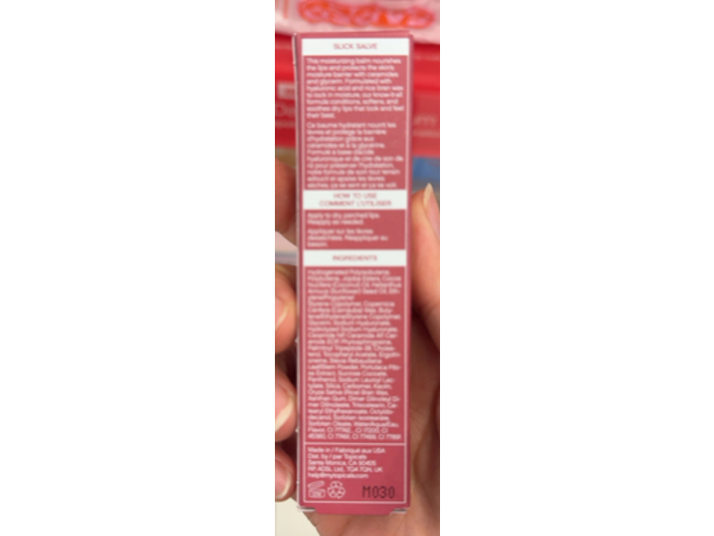 Topicals Slick Salve Lip Balm, Acai, 0.5 fl oz/15 mL