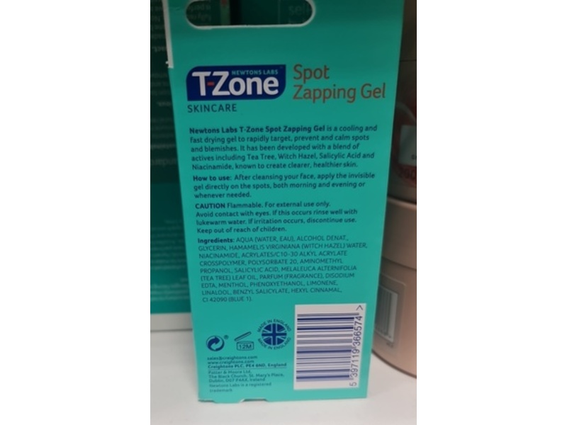 T-Zone Spot Zapping Gel, 0.27 fl oz/8 mL