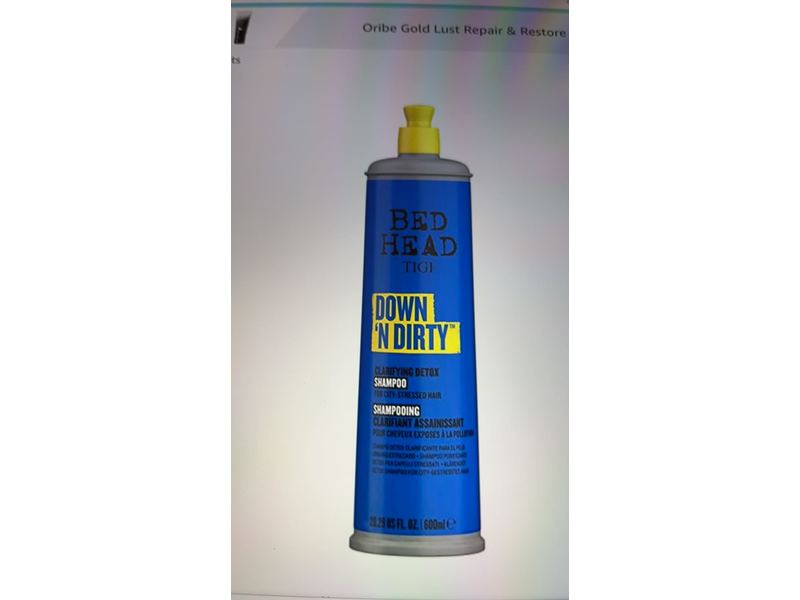 Bed Head Tigi Down 'N Dirty Clarifying Detox Shampoo, 20.29 fl oz/600 mL