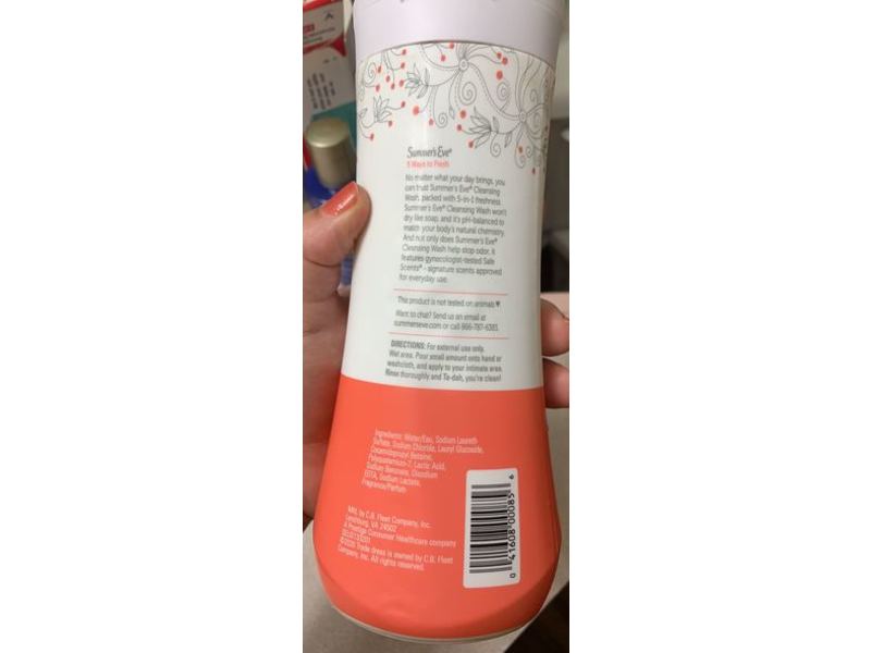 Summer's Eve 5 In 1 Cleansing Wash, Golden Glamour, 15 fl oz/444 mL