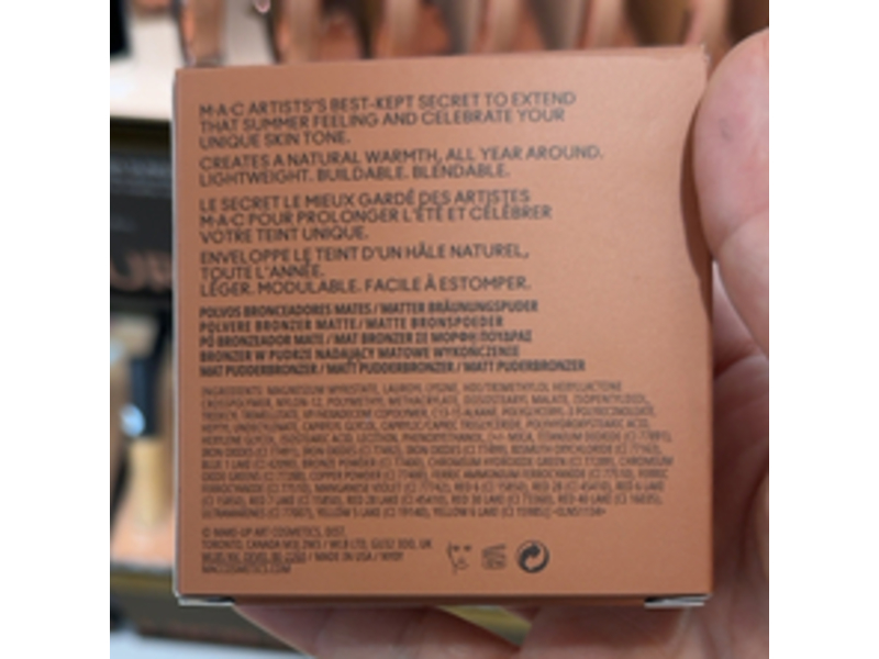 M.A.C Skinfinish Sunstruck Matte Bronzer, Matte Deep Rosy, 0.28 oz/8 g