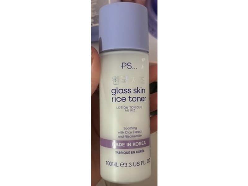 Ps... Glass Skin Rice Toner, Cica Extract & Niacinamide, 3.3 fl oz/100 mL