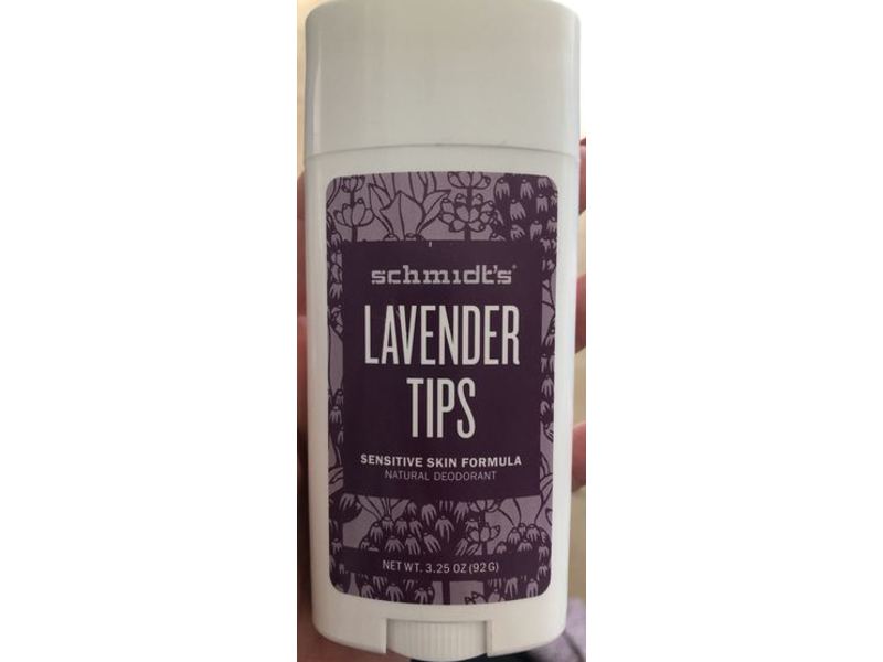 Schmidt's Lavender Tips Natural Deodorant, 3.25 oz/92 g