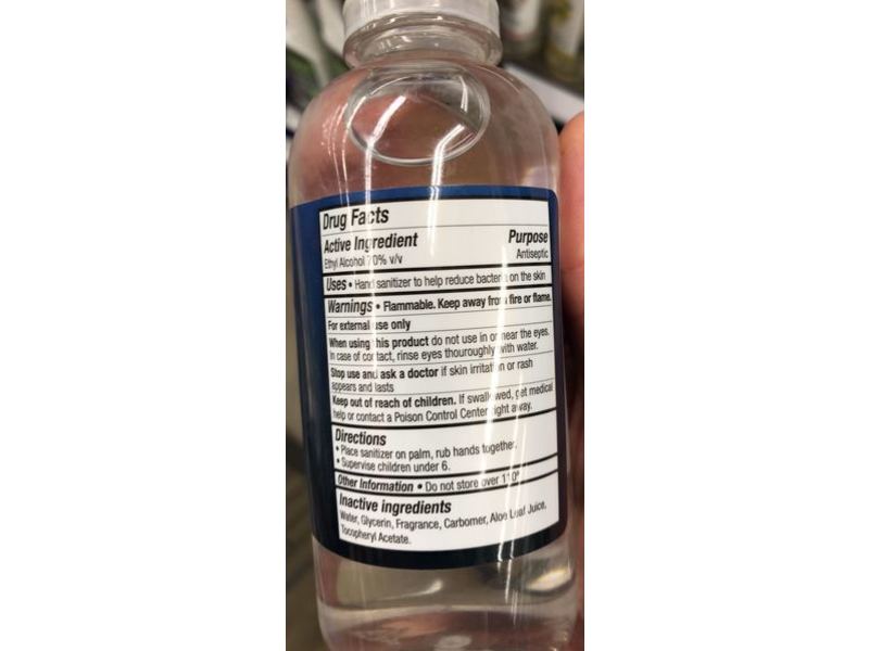 Slate Hand Sanitizer, Moisturizing, Aloe & Vitamin E, 8 oz