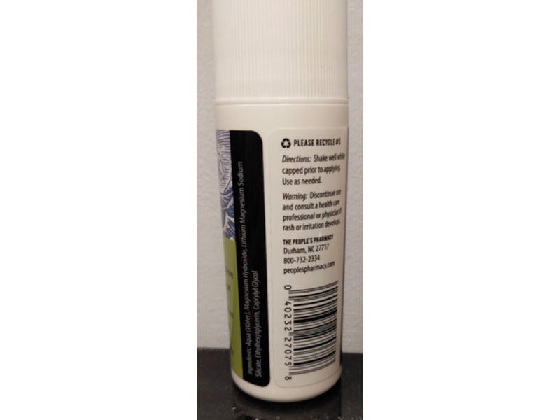The People's Pharmacy Mom Roll-On Deodorant, Milk Of Magnesium, Unscented, 100 mL