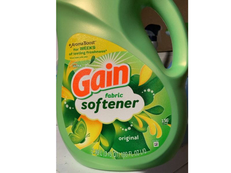 Gain Ultra Fabric Softener, Original, 136 Loads, 100 fl oz/2.98 L