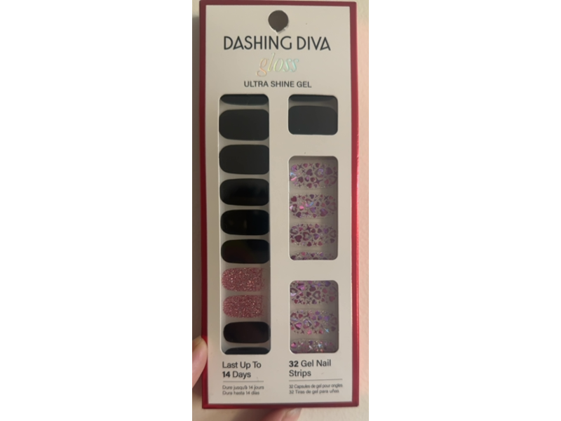 Dashing Diva Gloss Ultra Shine Nail Strips, Call Me Cute, 32 Count