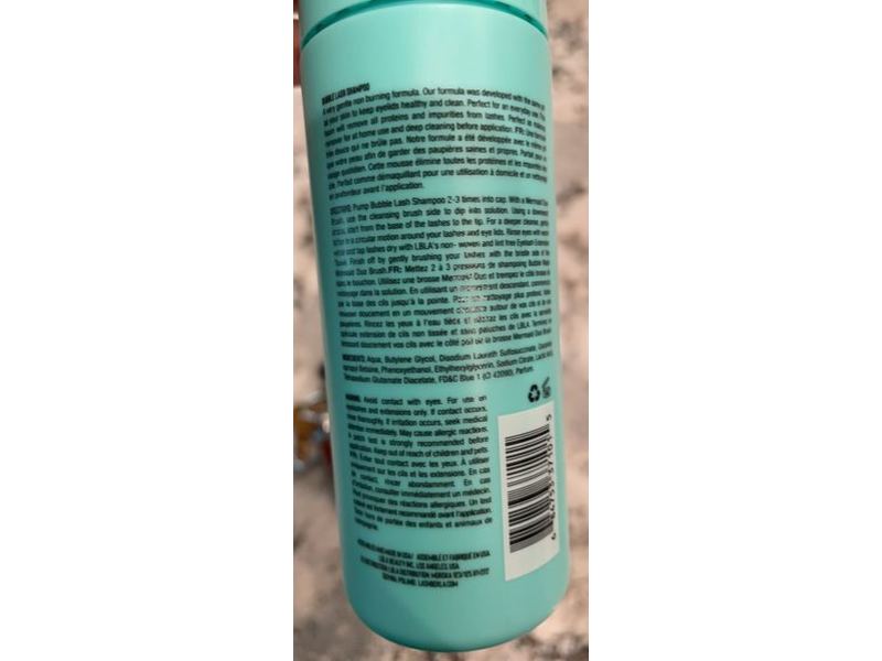 LBLA Bubble Lash Shampoo, 5.07 oz/150 mL
