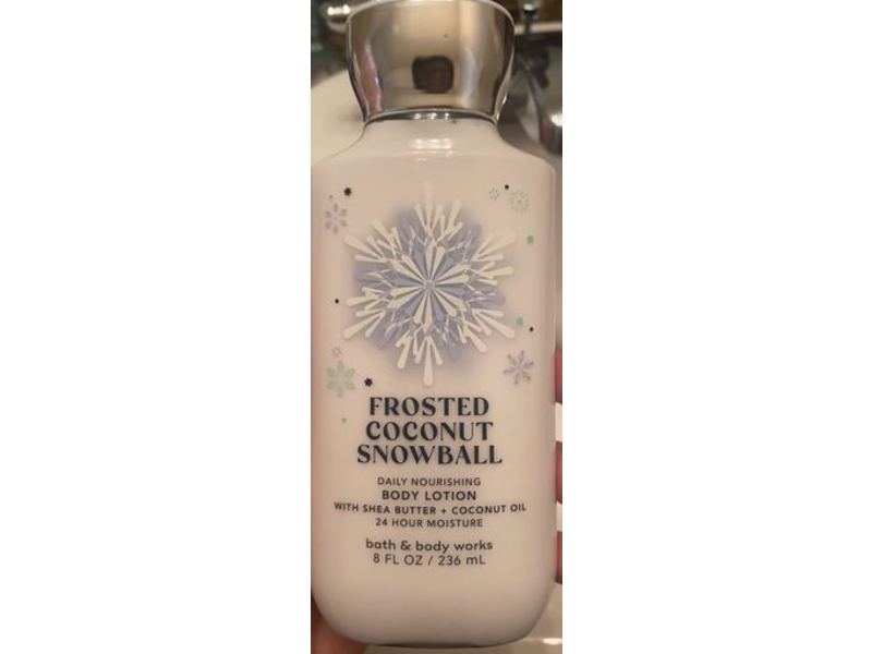 Bath & Body Works Frosted Nourishing Body Lotion, Frosted Coconut Snowball, 8 fl oz/236 mL