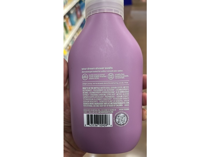 Method Dream Foam Foaming Body Wash, 13.5 fl oz/399 mL