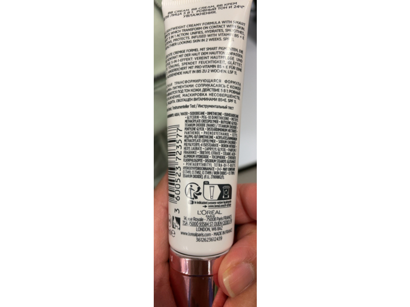 L'Oreal Paris 5 In 1 Transforming Skin Perfector, 03 Medium Light, 1 oz/30 mL