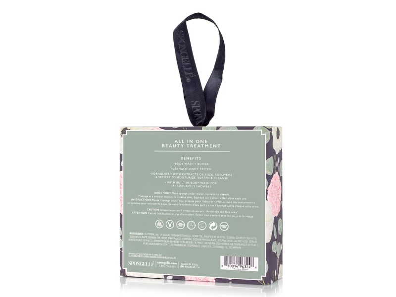 Spongelle Body Wash, Eucalyptus Rain, 3 oz/85 g