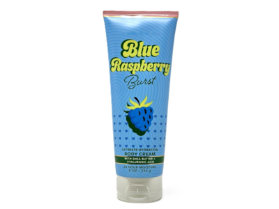 Bath & Body Works Ultimate Hydration Body Cream, Blue Raspberry Burst, 8 oz/226 g