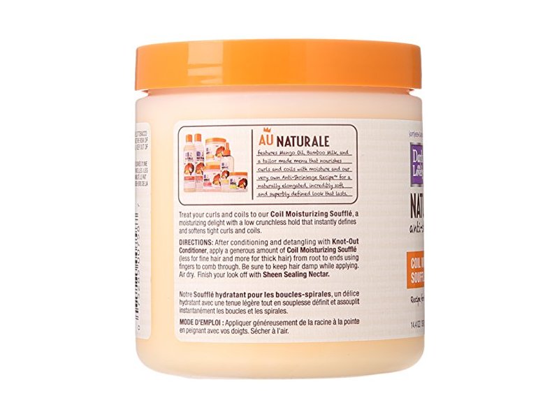SoftSheen-Carson Au Naturale Coil Moisturizing Souffle, Mango Oil and Bamboo Milk 14.4 oz
