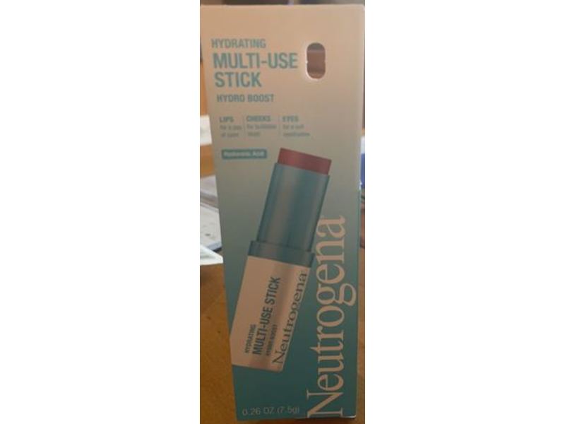 Neutrogena Hydro Boost Hydrating Multi-Use Stick, Hyaluronic Acid, Temptation, 0.26 oz/7.5 g