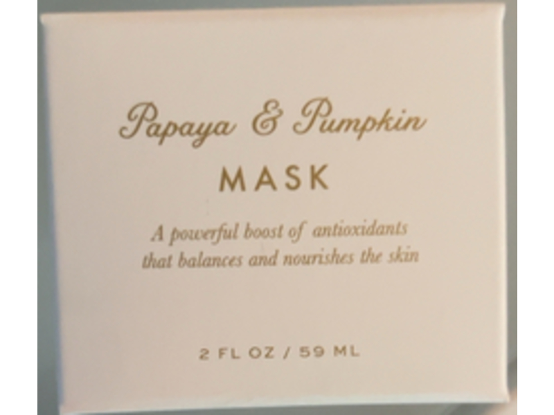 Sorella Apothecary Mask, Papaya & Pumpkin, 2 fl oz/59 mL