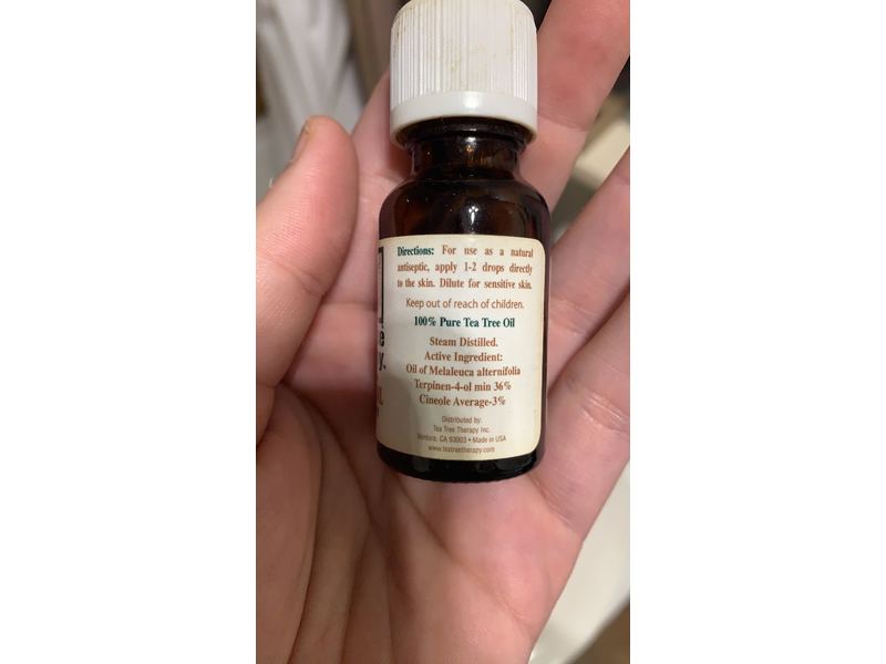 Tea Tree Therapy Pure Tea Tree Oil, 0.5 fl oz/15 mL