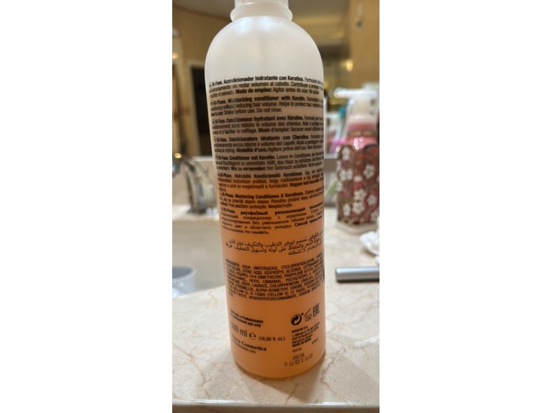 Keyra Bi Phase Moisturizing Conditioner, Keratin, 16.90 fl oz/500 mL