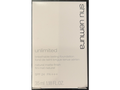 Shu Uemura Unlimited Breathable Lasting Foundation, 584 Fair, SPF