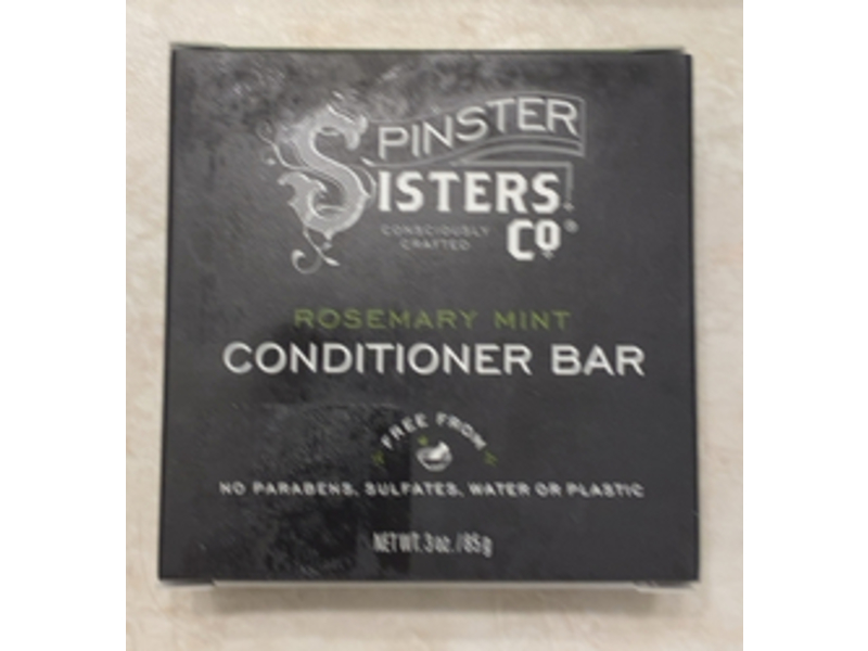 Spinster Sisters Co Conditioner Bar, Rosemary Mint, 3 oz/85 g