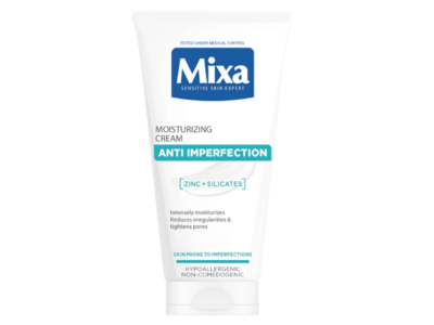 Mixa Anti Imperfection Moisturizing Cream, Zinc + Silicates, 50 mL