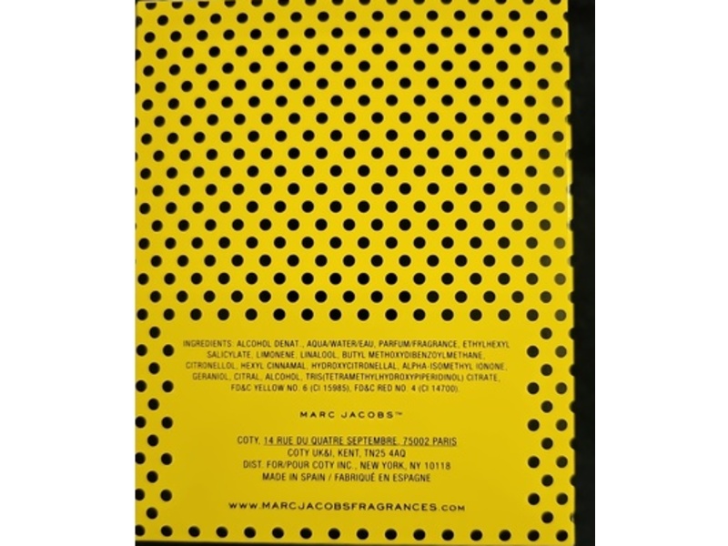 Marc Jacobs Eau De Parfum Spray, Honey, 3.3 fl oz/100 mL