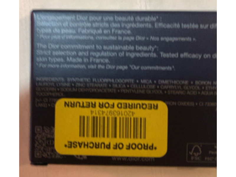 Dior Rosy Glow Powder Blush, 012 Rosewood, 0.15 oz/4.4 g