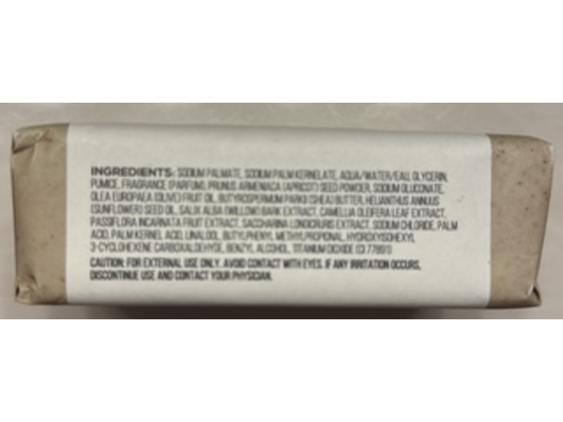 MARLOWE. Body Scrub Soap Bar, No.102 Oud Wood, 7 oz/198.4 g