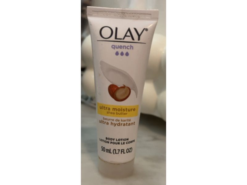Olay Quench Ultra Moisture Body Lotion, Shea Butter, 1.7 fl oz/50 mL