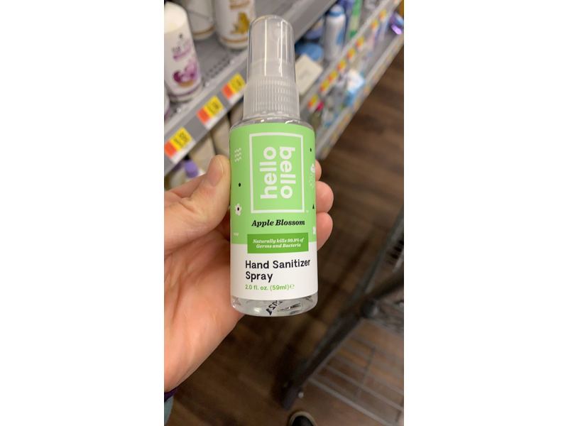 Hello Bello Hand Sanitizer Spray, Apple Blossom, 2 fl oz/59 mL