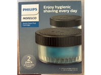 Norelco Philips Quick Clean Pod Cartridge, 10.8 fl oz/320 mL, Pack Of 2 - thumbnail 2