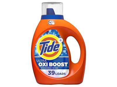 Tide Ultra Oxi Boost Liquid Laundry Detergent, 39 Loads, 55 fl oz/1.62 L