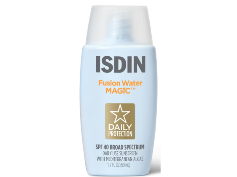 Isdin Fusion Water Magic Daily Protection Sunscreen, SPF 40, 1.7 fl oz/50 mL
