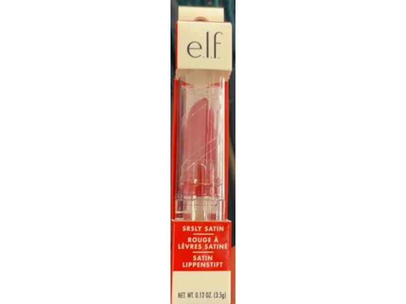 e.l.f. Srsly Satin Lipstick ,Pepper, 0.12 oz/3.5 g
