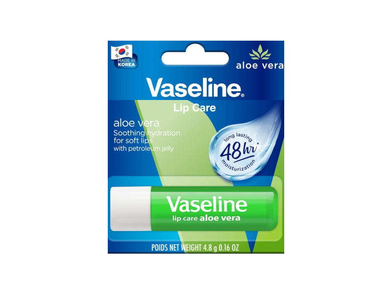 Vaseline Lip Care, Aloe Vera, 0.16 oz/4.8 g