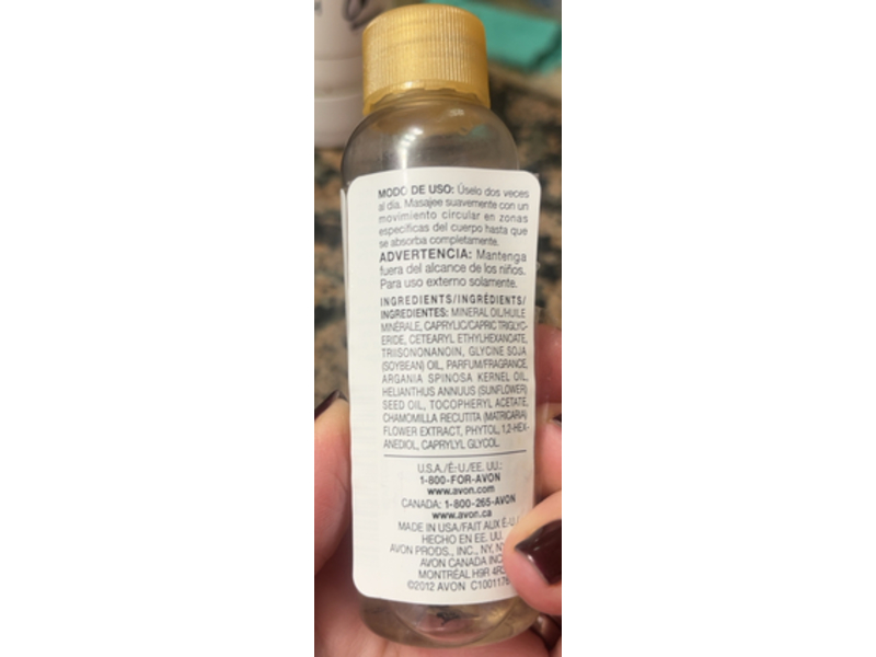 Avon Skin So Soft Perfecting Oil, Signature Silk + Argan, 2 fl oz/60 mL