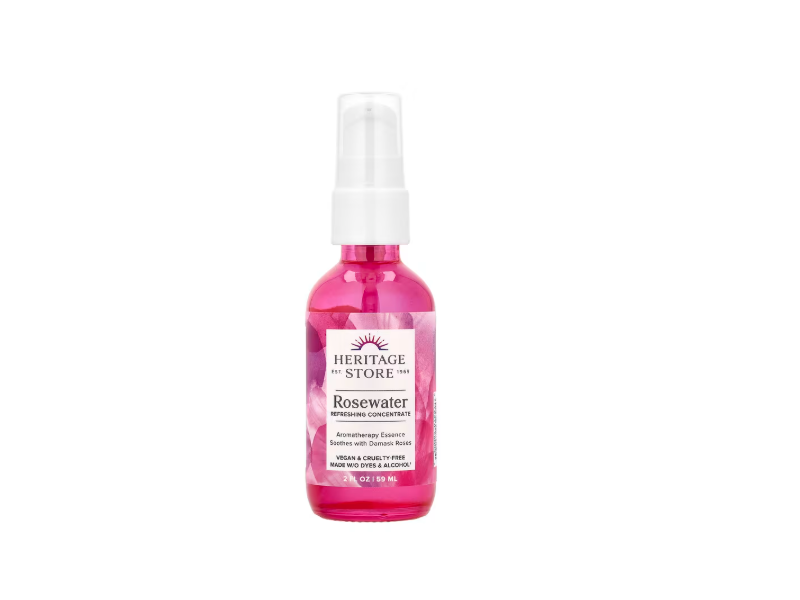 Heritage Store Rosewater Refreshing Concentrate, 2 fl oz/59 mL