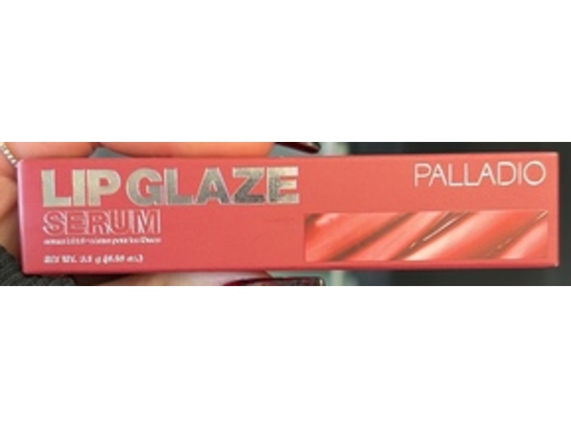 Palladio Lip Glaze Serum, Red Merlot, 0.10 oz/3.1 g