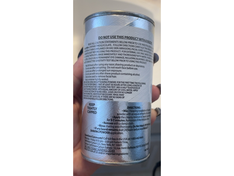 Softsheen Carson Magic Skin Conditioning Shaving Powder, Aloe & Vitamin E, 4.5 oz/127 g, Pack Of 4