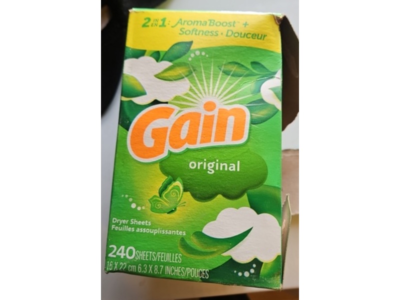 Gain Dryer Sheets, Original, 240 Count
