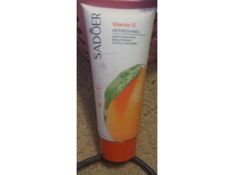 Sadoer Vitamin C Deep Purifying Facial Cleanser, 100 g